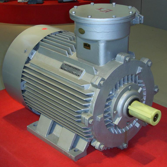 YBBP-160M-4防爆电机45°角实拍